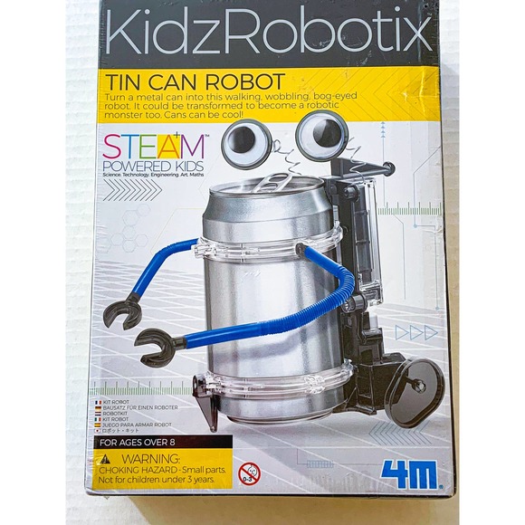 KidsRobotix Tin Can Robot - Educational Robot Building Kit - New in Box - Picture 5 of 5